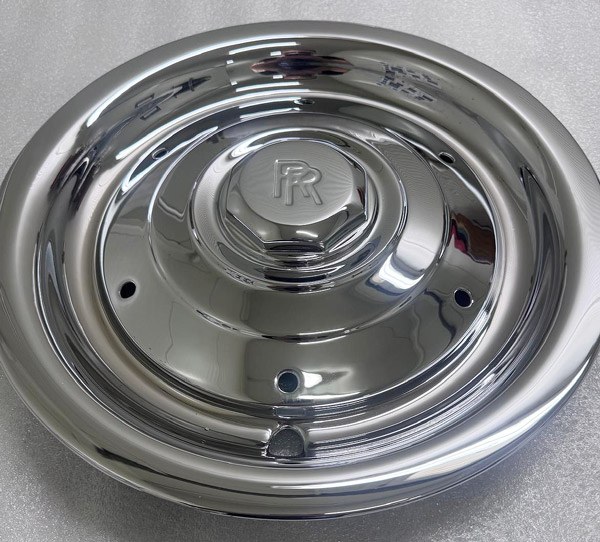 Chroomwerk van een Rolls Royce